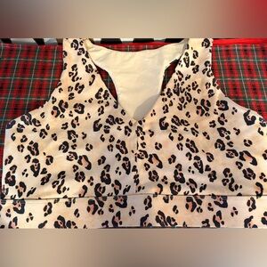 Fabletics Leopard Print Sports Bra